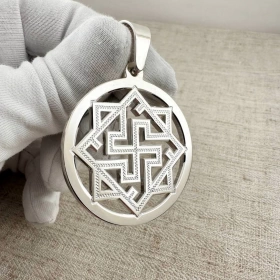 Оберег Валькирия Здоровяк материал серебро 925