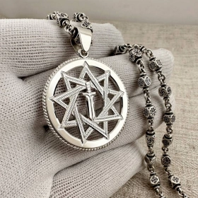 Оберег Мужской Меч в Звезде