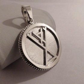 Оберег Жива с Чертогом по дате рождения двухсторонний