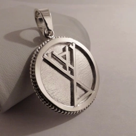 Оберег Жива с Чертогом по дате рождения двухсторонний