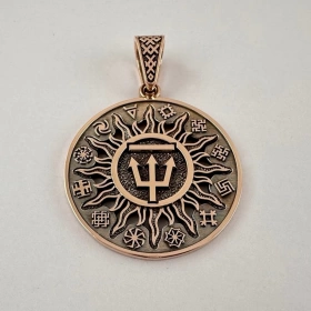 Чертог Ворона с Обережными символами двухсторонний