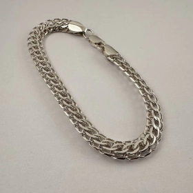 Браслет Кобра из серебра