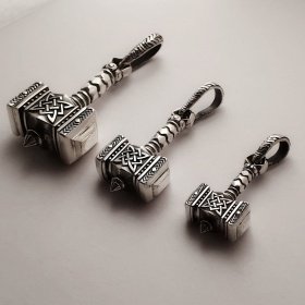  Молот Сварога из серебра 925