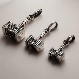  Молот Сварога из серебра 925
