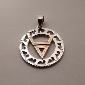 Оберег Велес в солнечном круге