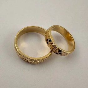 Обручальное кольцо Свадебник из золота 750 модель А