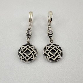  Серьги Звезда лады в круге