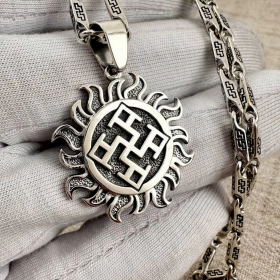 Оберег Духовная сила в Ярило материал серебро 925