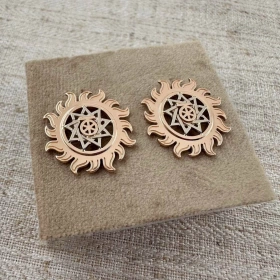 Серьги с Чертогом Финиста в Солнышке 