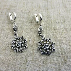 Серьги Молвинец из серебра