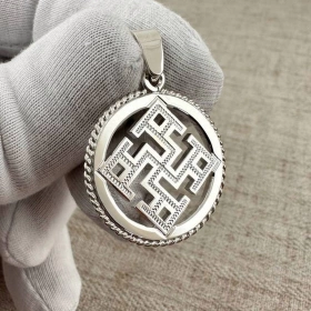 Оберег Духовная сила из серебра 925