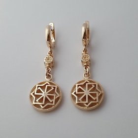 Серьги Молвинец из золота