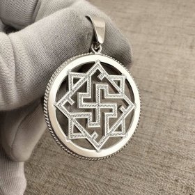 Оберег Валькирия  из серебра