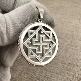 Оберег Валькирия  из серебра