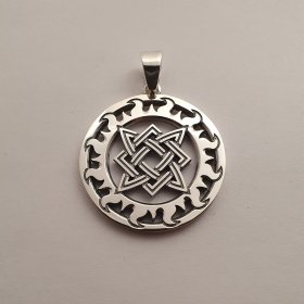 Звезда руси в солнечном круге с чернением
