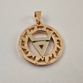 Велес в Солнечном круге из золота 