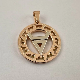 Велес в Солнечном круге из золота 