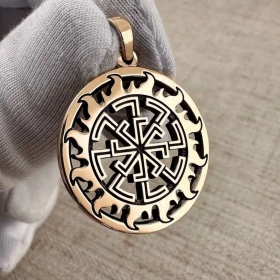 Оберег Светочь/Свитовит в Солнце двухсторонний