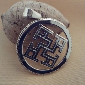 Оберег Духовная сила из серебра 925